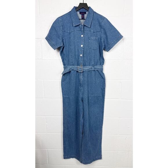 Denim&Co Pants - Vintage Y2K Denim Jumpsuit Y2K